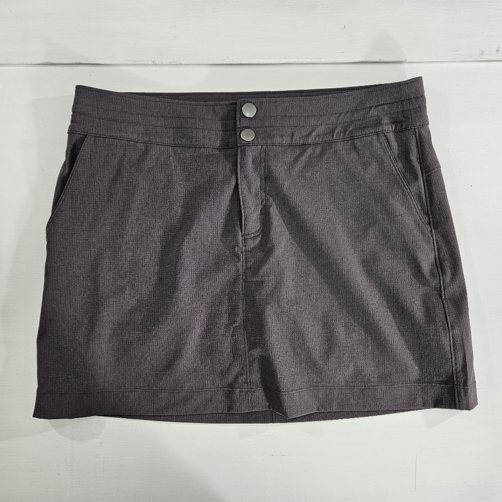 PrAna grey athletic skirt women's size 8